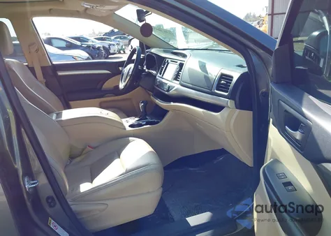 2014 Toyota Highlander Xle V6 from USA, damaged, VIN 5TDKKRFH5ES007521